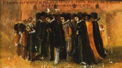 I nobili milanesi al Santuario durante la peste del 1630