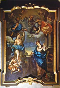 L'Annunciazione - Pala dell'altar maggiore