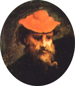 Affresco attribuito alla cerchia del Parmigianino