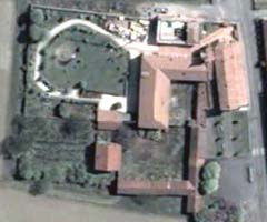 Il Santuario visto dal satellite